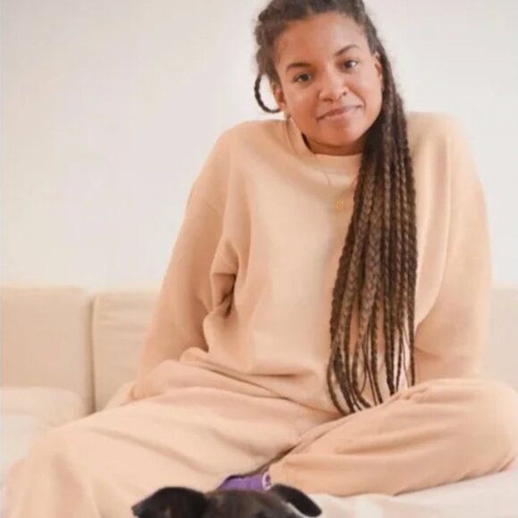 Girlfriend Collective Crewneck and Jogger set - Canyon - Picture 7 of 8